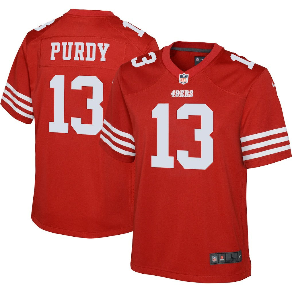 Brock Purdy San Francisco 49ers Youth Game Jersey - Scarlet - Nike