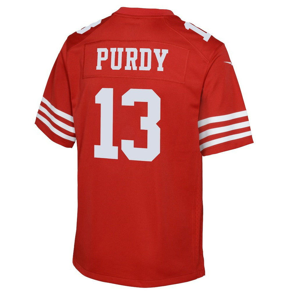 Brock Purdy San Francisco 49ers Youth Game Jersey - Scarlet - Nike