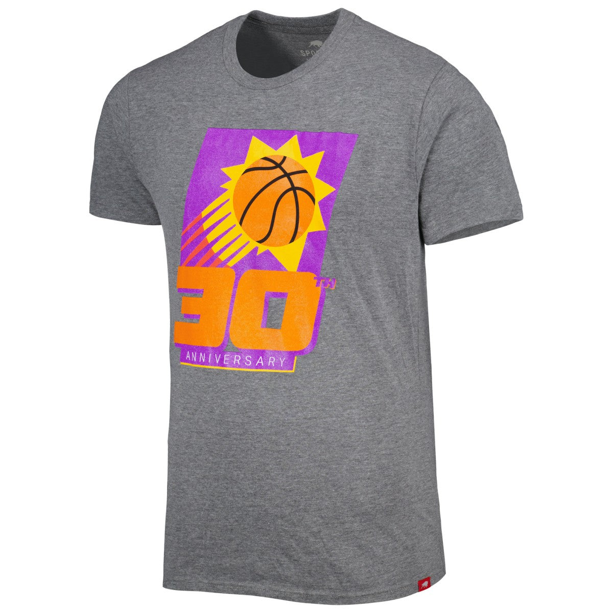 Phoenix Suns Sportiqe Unisex 30th Anniversary Celebration Comfy Tri-Blend T-Shirt Heather Gray