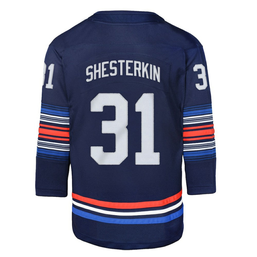 Igor Shesterkin New York Rangers Youth Alternate Premier Player Jersey - Navy | NHL discount