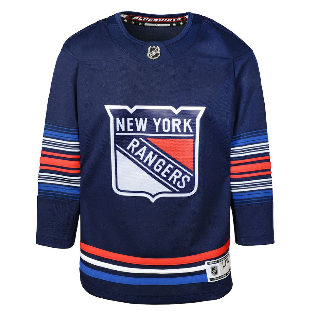 New York Rangers Youth Alternate Premier Jersey - Navy | NHL online
