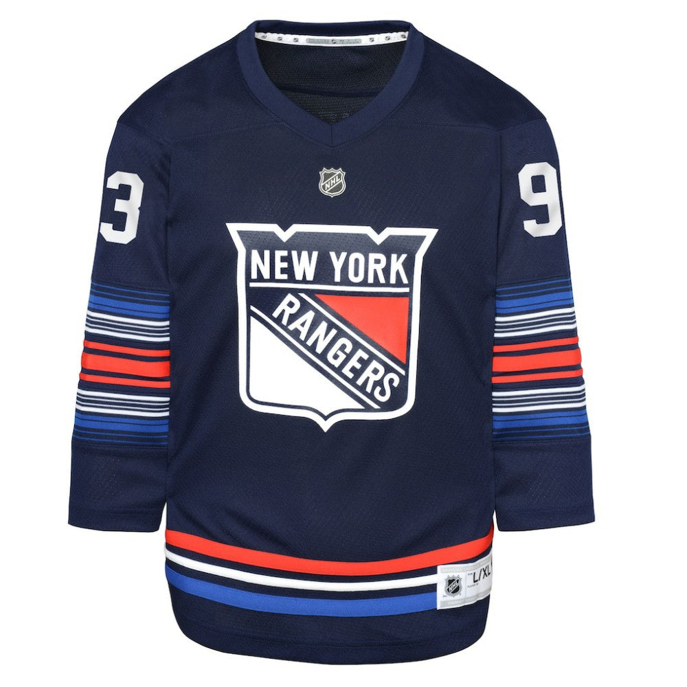 Mika Zibanejad New York Rangers Youth Alternate Replica Player Jersey - Navy | NHL Clearance