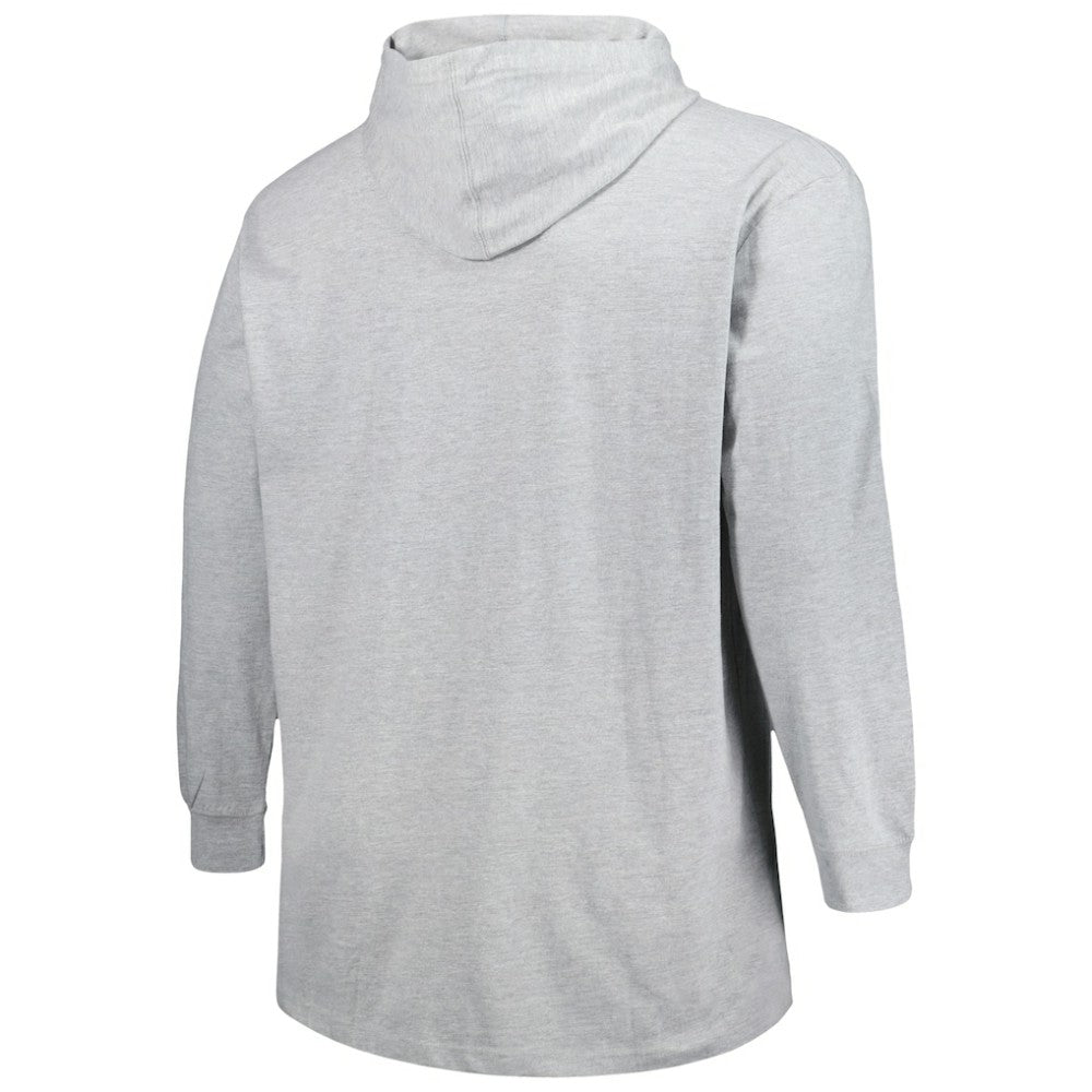Colorado Avalanche Big & Tall Pullover Hoodie - Heather Gray | NHL Lifestyle