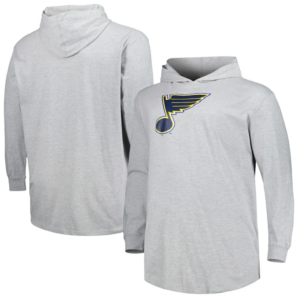 St. Louis Blues Big & Tall Pullover Hoodie - Heather Gray | NHL on sale