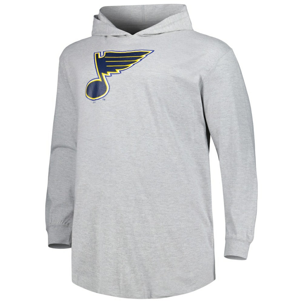 St. Louis Blues Big & Tall Pullover Hoodie - Heather Gray | NHL on sale