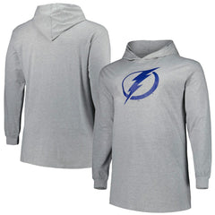 Tampa Bay Lightning Big & Tall Pullover Hoodie - Heather Gray | NHL near me