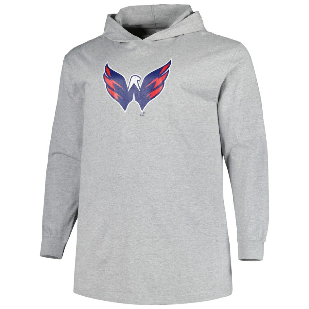 Washington Capitals Big & Tall Pullover Hoodie - Heather Gray | NHL on sale