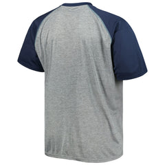 Seattle Kraken Big & Tall Logo Raglan T-Shirt - Heather Gray | NHL sale