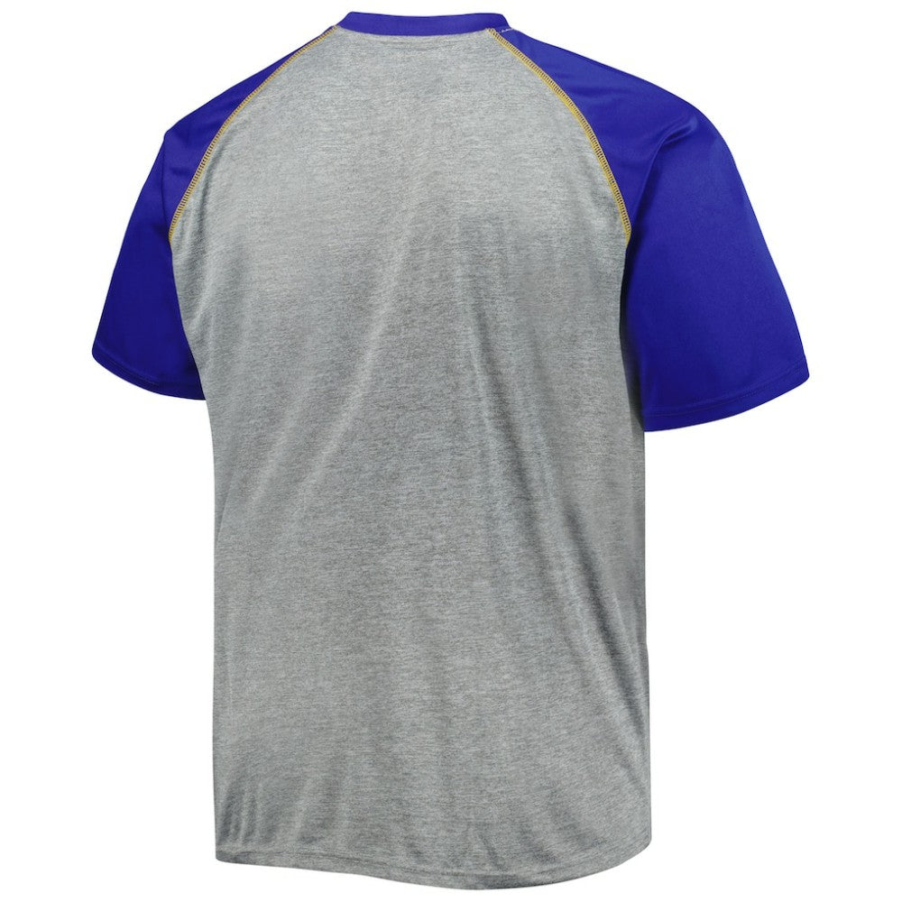 St. Louis Blues Big & Tall Logo Raglan T-Shirt - Heather Gray | NHL discount