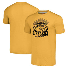 Franco Harris Pittsburgh Steelers Homage Immaculate Reception T-Shirt - Gold - NFL