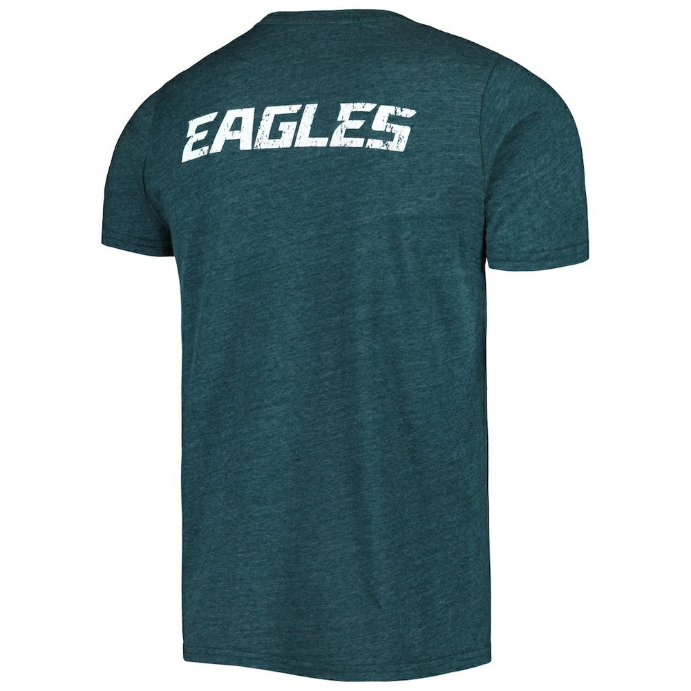 Philadelphia Eagles Majestic Threads Tri-Blend Pocket T-Shirt - Midnight Green - NFL