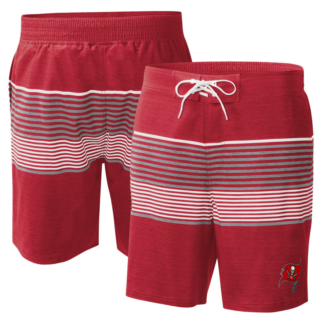 Tampa Bay Buccaneers G-III Sports by Carl Banks Coastline Volley Swim Shorts - Red - NFL