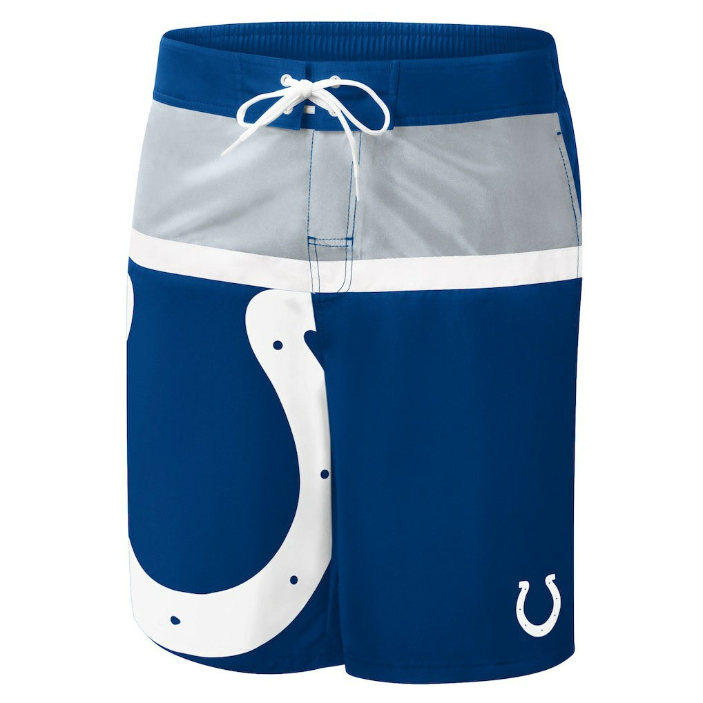 Indianapolis Colts G-III Sports by Carl Banks Sea Wind Swim Trunks - Royal - NFL