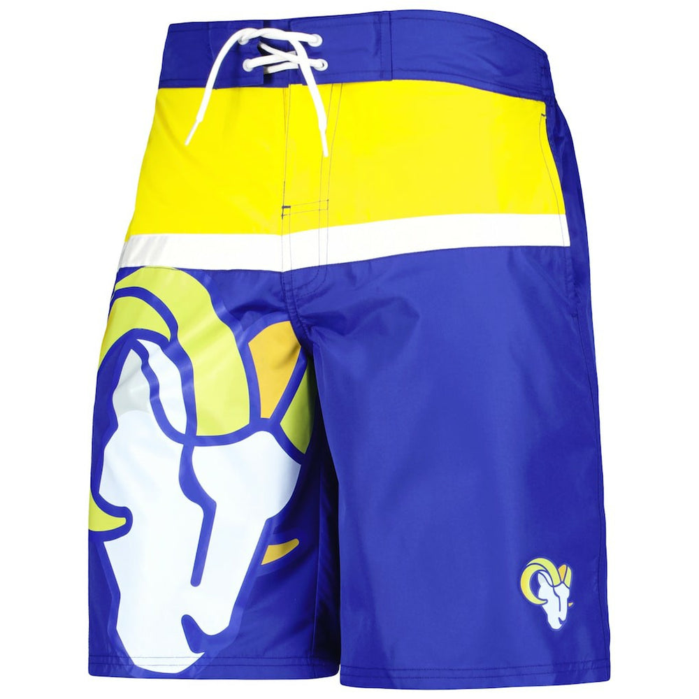 Los Angeles Rams G-III Sports by Carl Banks Sea Wind Swim Trunks - Royal - NFL