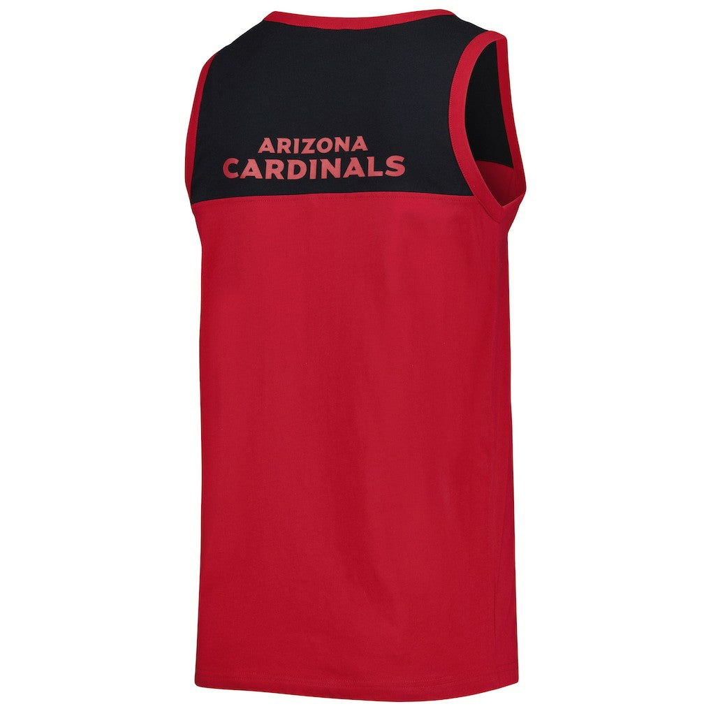 Arizona Cardinals Starter Logo Touchdown Fashion Tank Top - Cardinal/Black - NFL