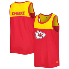 Kansas City Chiefs Starter Logo Touchdown Fashion Tank Top - Red/Gold - NFL
