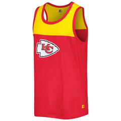 Kansas City Chiefs Starter Logo Touchdown Fashion Tank Top - Red/Gold - NFL