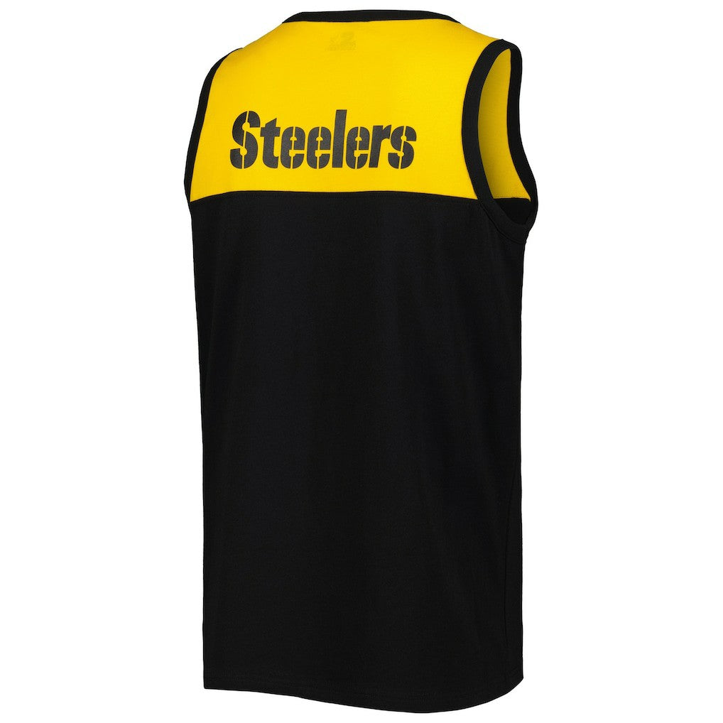 Pittsburgh Steelers Starter Logo Touchdown Fashion Tank Top - Black/Gold - NFL