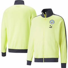 Puma - Manchester City ftblHeritage T7 Raglan Full-Zip Track Jacket - Yellow