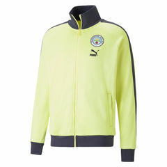 Puma - Manchester City ftblHeritage T7 Raglan Full-Zip Track Jacket - Yellow