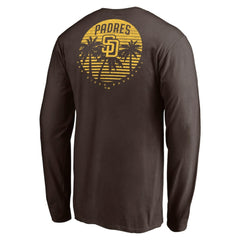San Diego Padres Team Hometown Collection Palm Sunset Long Sleeve T-Shirt Sale