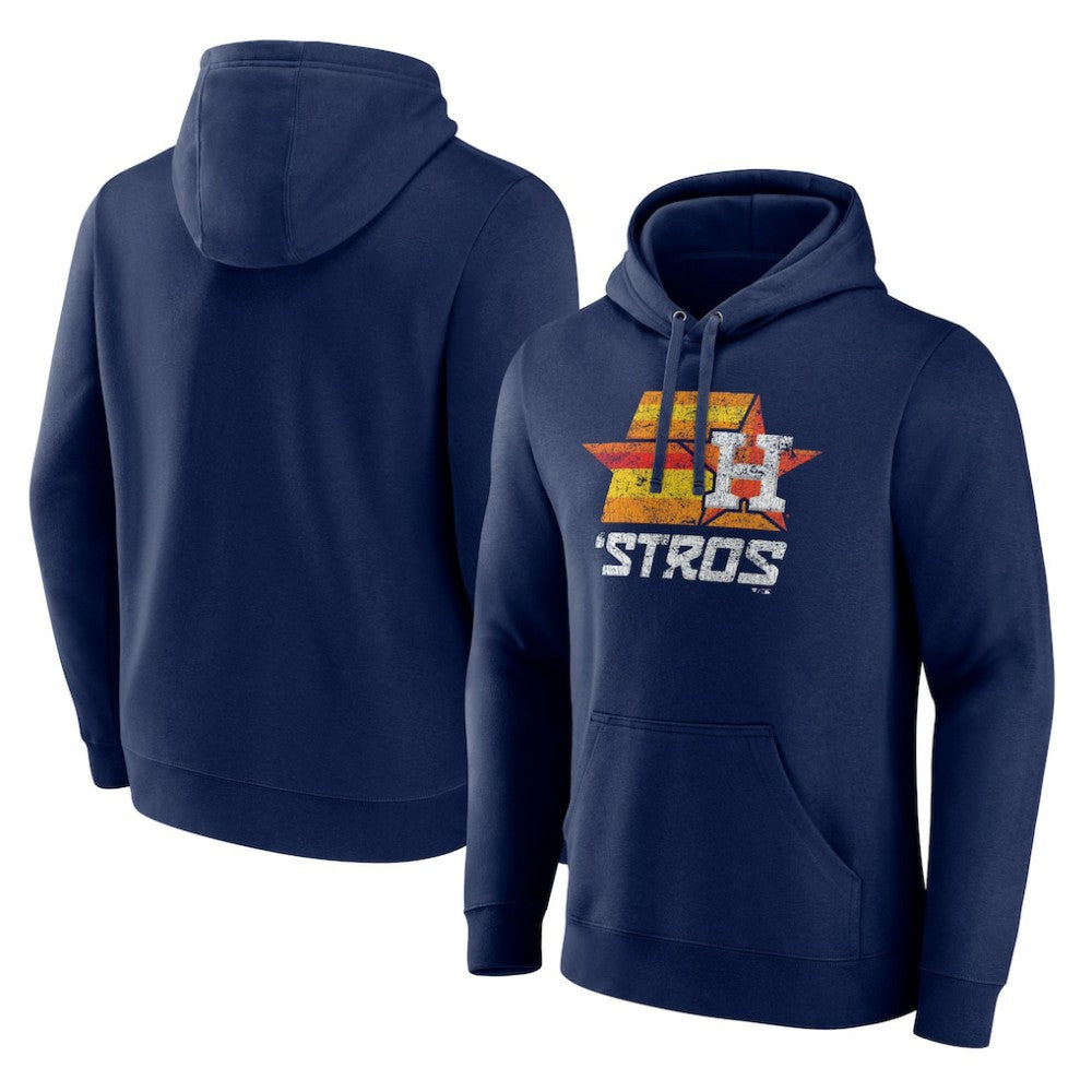 Houston Astros Team Throwback Stros Pullover Hoodie Near Me
