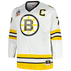 Ray Bourque Boston Bruins Mitchell & Ness Big & Tall Captain Patch Blue Line Player Jersey - White | NHL discount