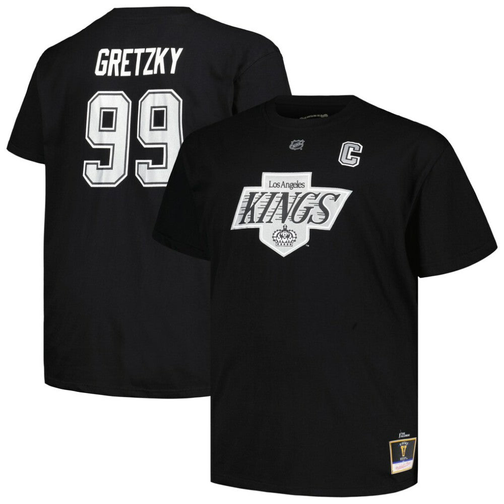 Wayne Gretzky Los Angeles Kings Mitchell & Ness Big & Tall Name & Number T-Shirt - Black | NHL on sale