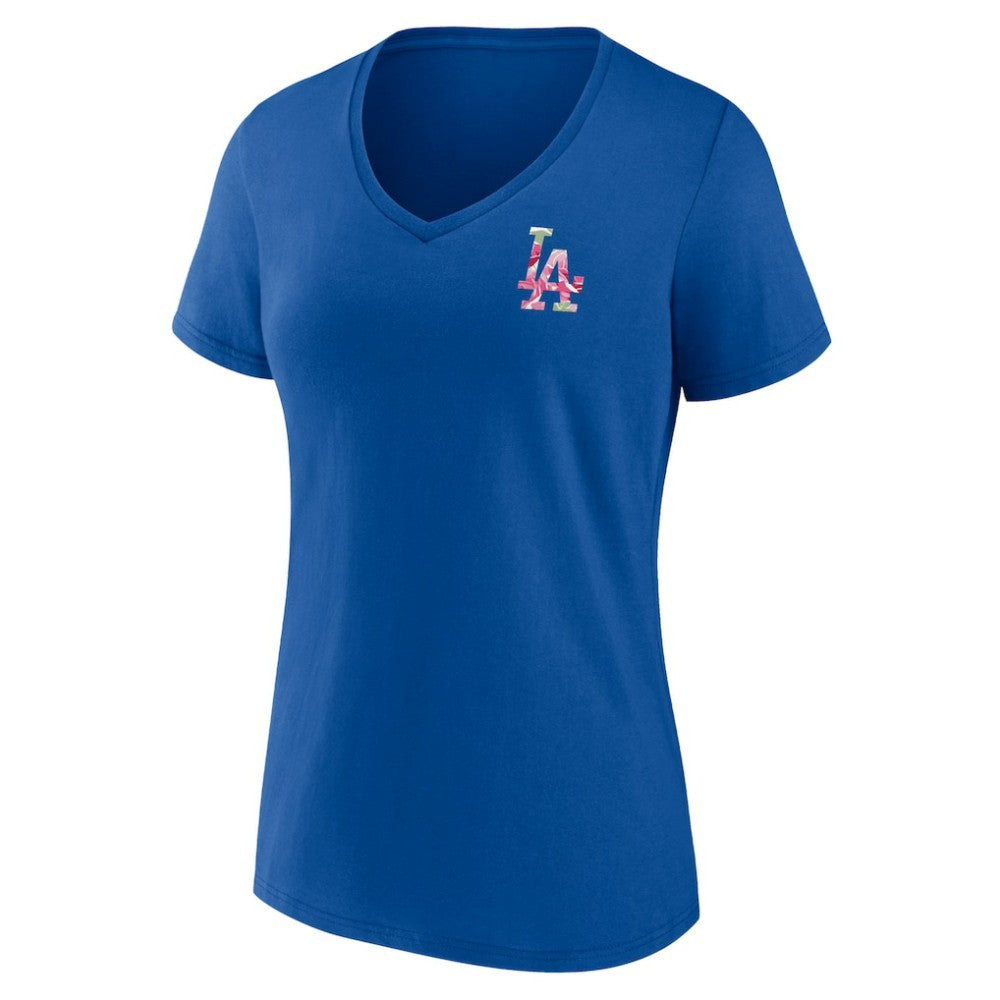 Los Angeles Dodgers Women's Team Logo Mother's Day V-Neck T-Shirt for sale
