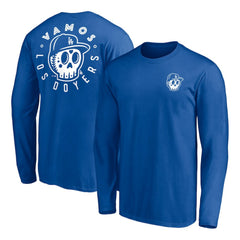 Los Angeles Dodgers Team Hometown Collection Sugar Skull Long Sleeve T-Shirt Outlet