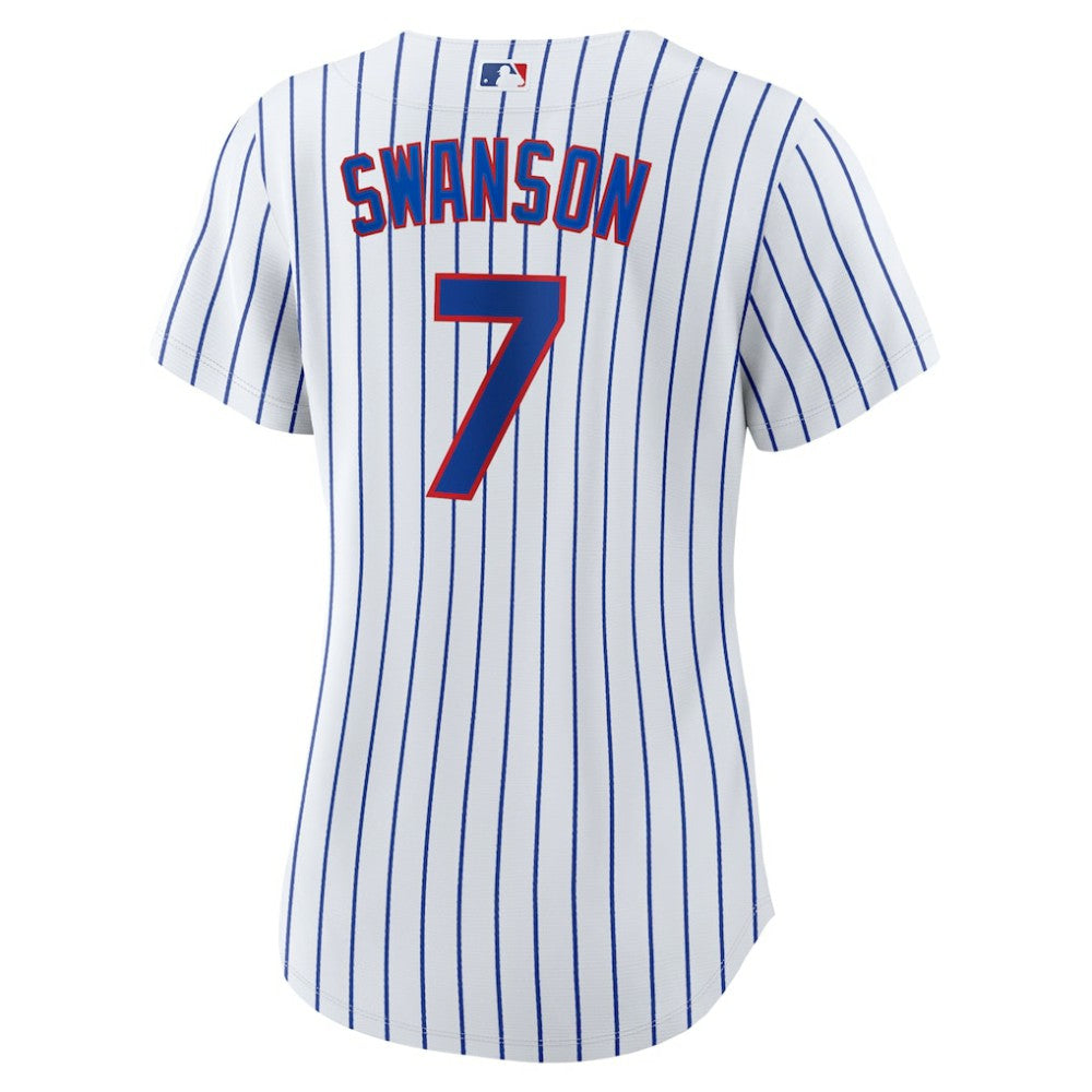 Dansby Swanson Chicago Cubs Nike Women's Home Replica Player Jersey Online
