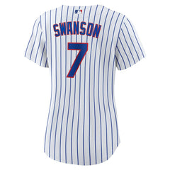 Dansby Swanson Chicago Cubs Nike Women's Home Replica Player Jersey Online