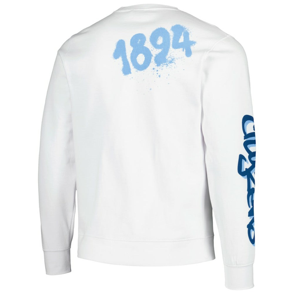 Manchester City Graffiti Pullover Sweatshirt White
