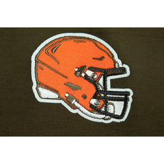 Cleveland Browns Pro Standard Women's Ombre Wordmark Classic Cropped Tank Top - Brown - NFL