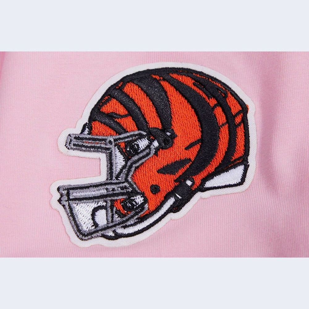 Cincinnati Bengals Pro Standard Women's Cropped Boxy T-Shirt - Pink - NFL