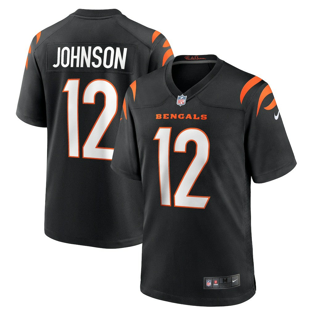 Tyron Johnson Cincinnati Bengals Home Game Player Jersey - Black - Nike