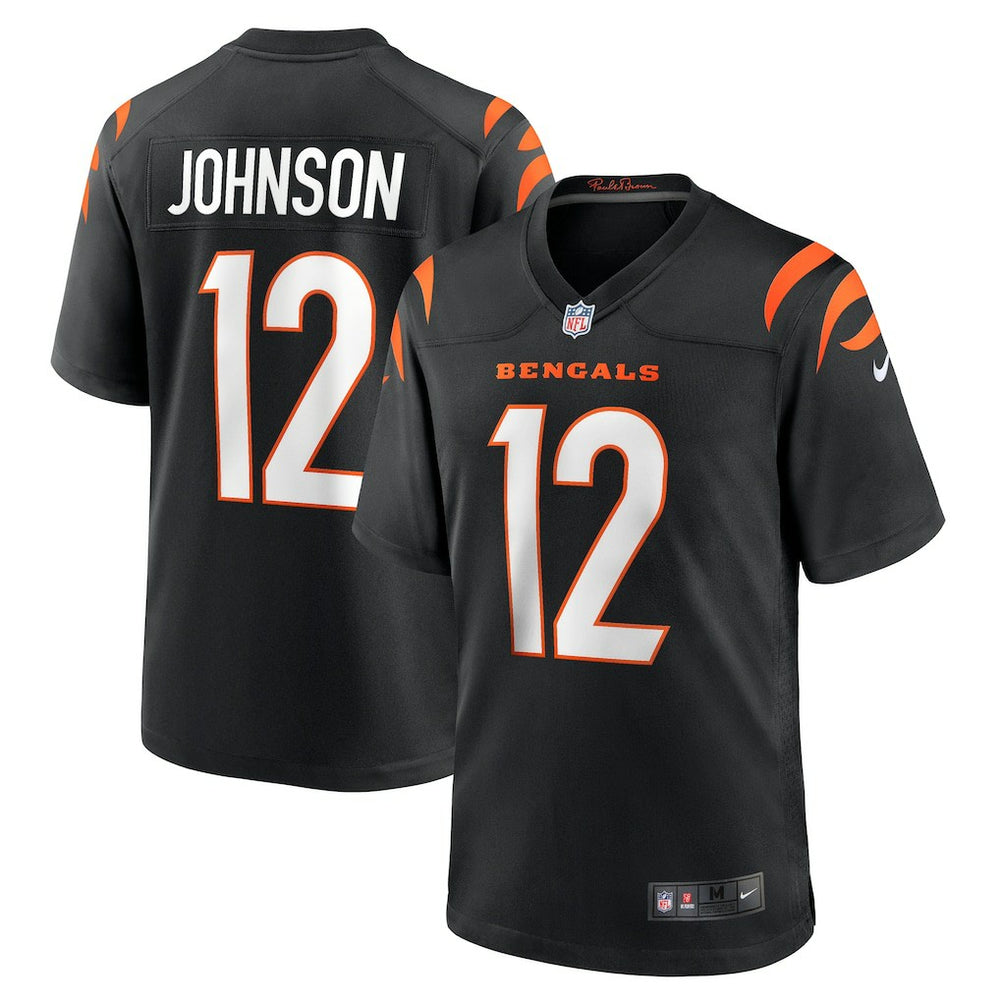 Tyron Johnson Cincinnati Bengals Home Game Player Jersey - Black - Nike