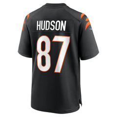 Tanner Hudson Cincinnati Bengals Home Game Player Jersey - Black - Nike