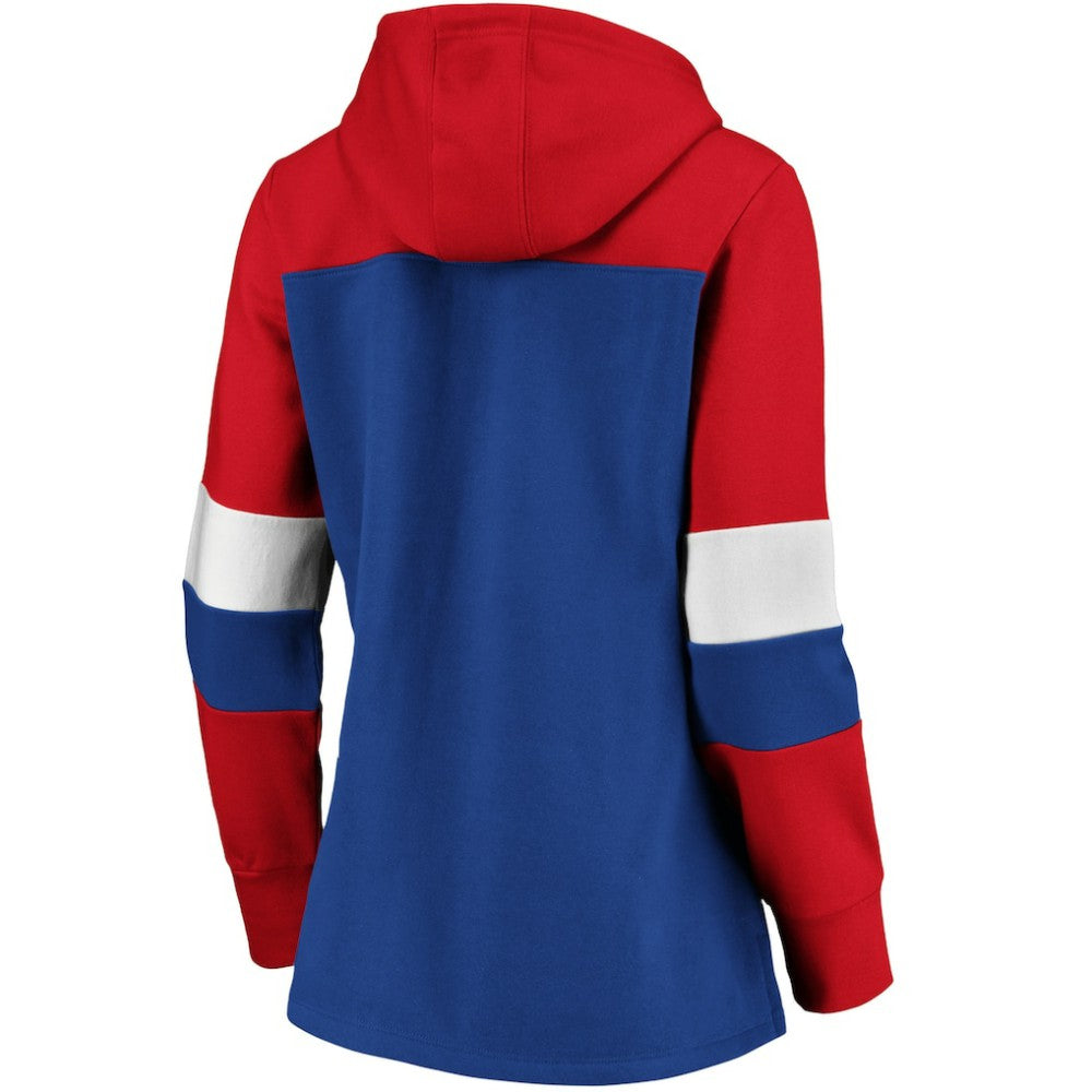 Chicago Cubs Women's Plus Size Colorblock Pullover Hoodie Near Me