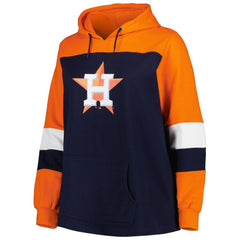 Houston Astros Women's Plus Size Colorblock Pullover Hoodie for sale