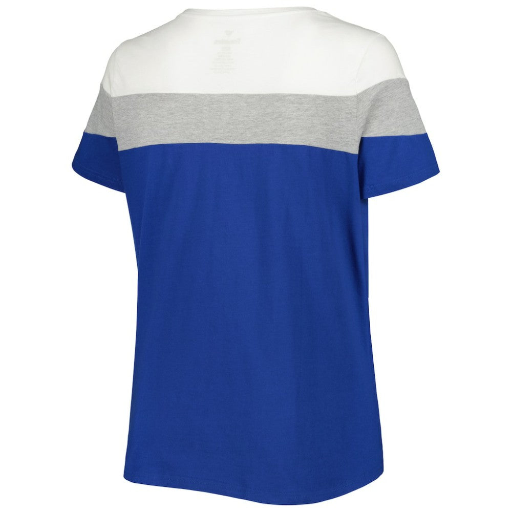 Chicago Cubs Women's Plus Size Colorblock T-Shirt for sale