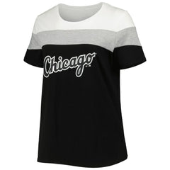 Chicago White Sox Women's Plus Size Colorblock T-Shirt for sale