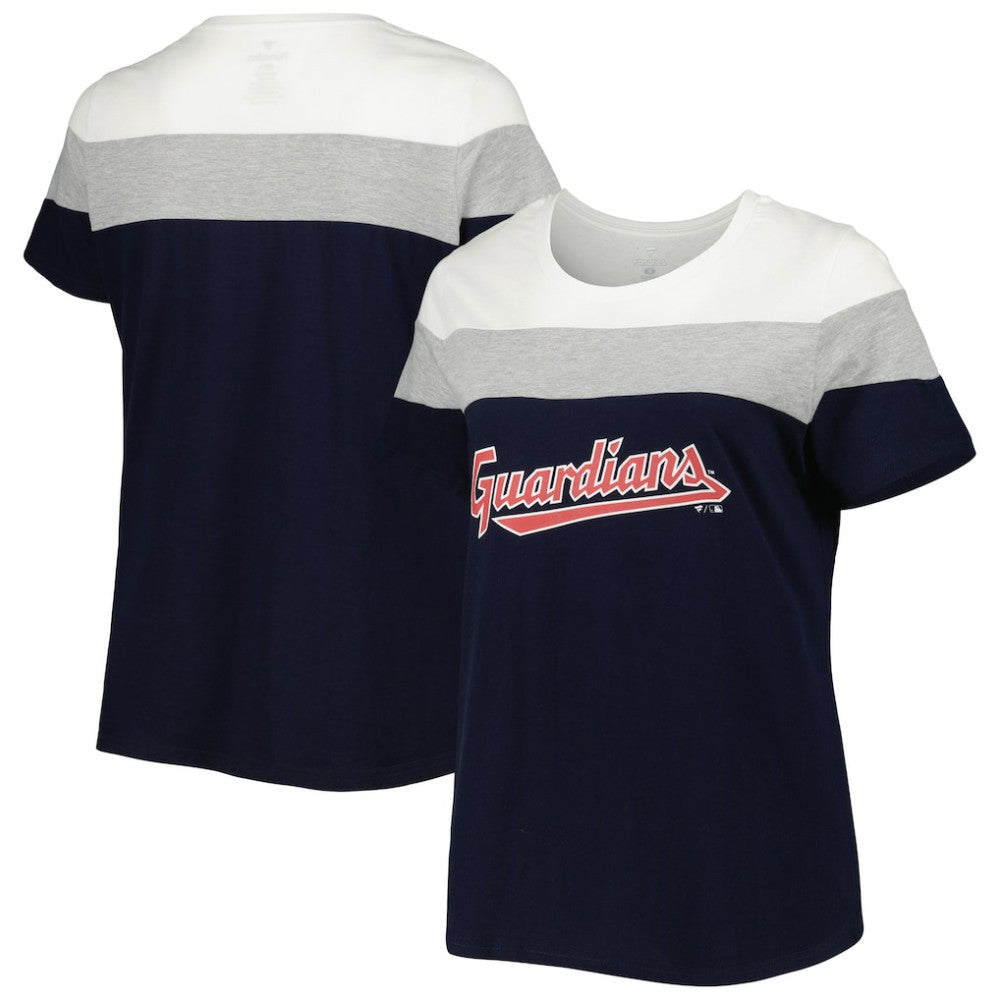 Cleveland Guardians Women's Plus Size Colorblock T-Shirt Online