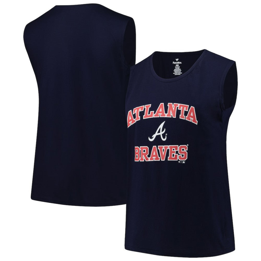 Atlanta Braves Profile Women's Plus Size Tank Top Sale