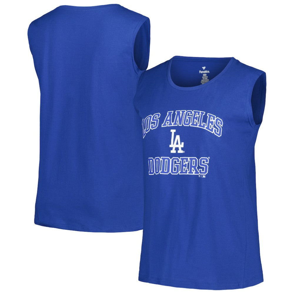 Los Angeles Dodgers Profile Women's Plus Size Tank Top Sale