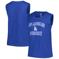 Los Angeles Dodgers Profile Women's Plus Size Tank Top Sale