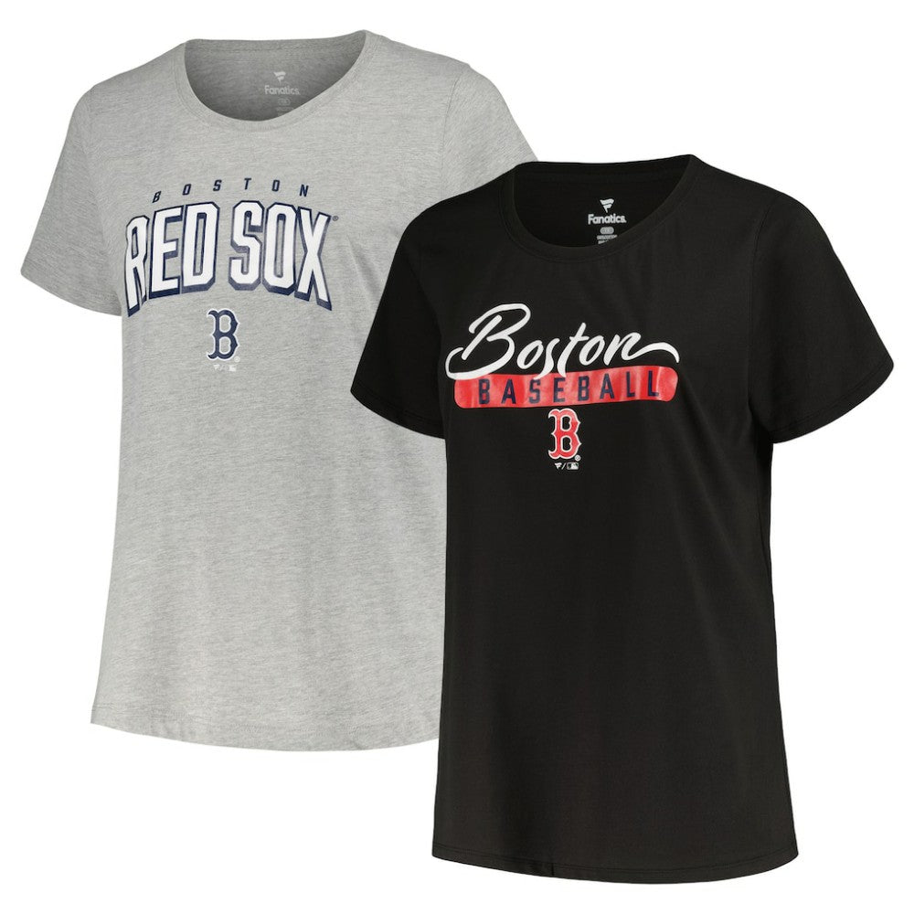 Boston Red Sox Profile Women's Plus Size T-Shirt Combo Pack Discount