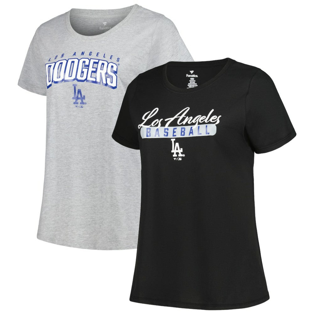 Los Angeles Dodgers Profile Women's Plus Size T-Shirt Combo Pack Online