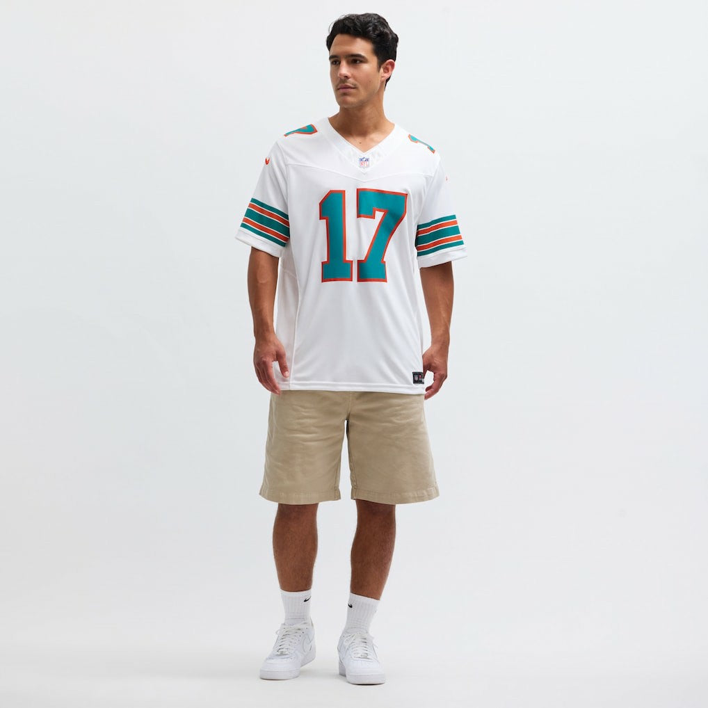 Jaylen Waddle Miami Dolphins Vapor F.U.S.E. Limited Jersey - White - Nike