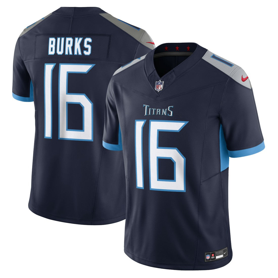 Treylon Burks Tennessee Titans Vapor F.U.S.E. Limited Jersey - Navy - Nike